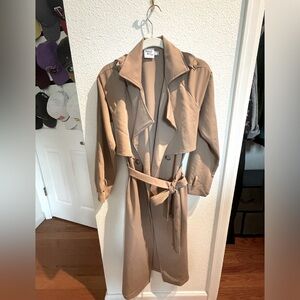 Princess Polly trench coat size 2